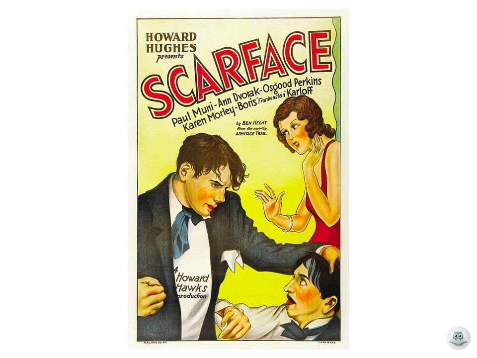 Лицо со шрамом 1932 года, афиша