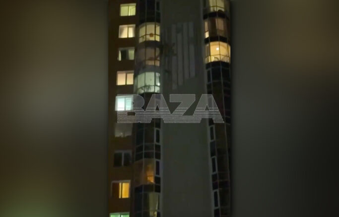    Повреждённый дом на проспекте Вернадского в Москве. Кадр из видео / t.me/bazabazon