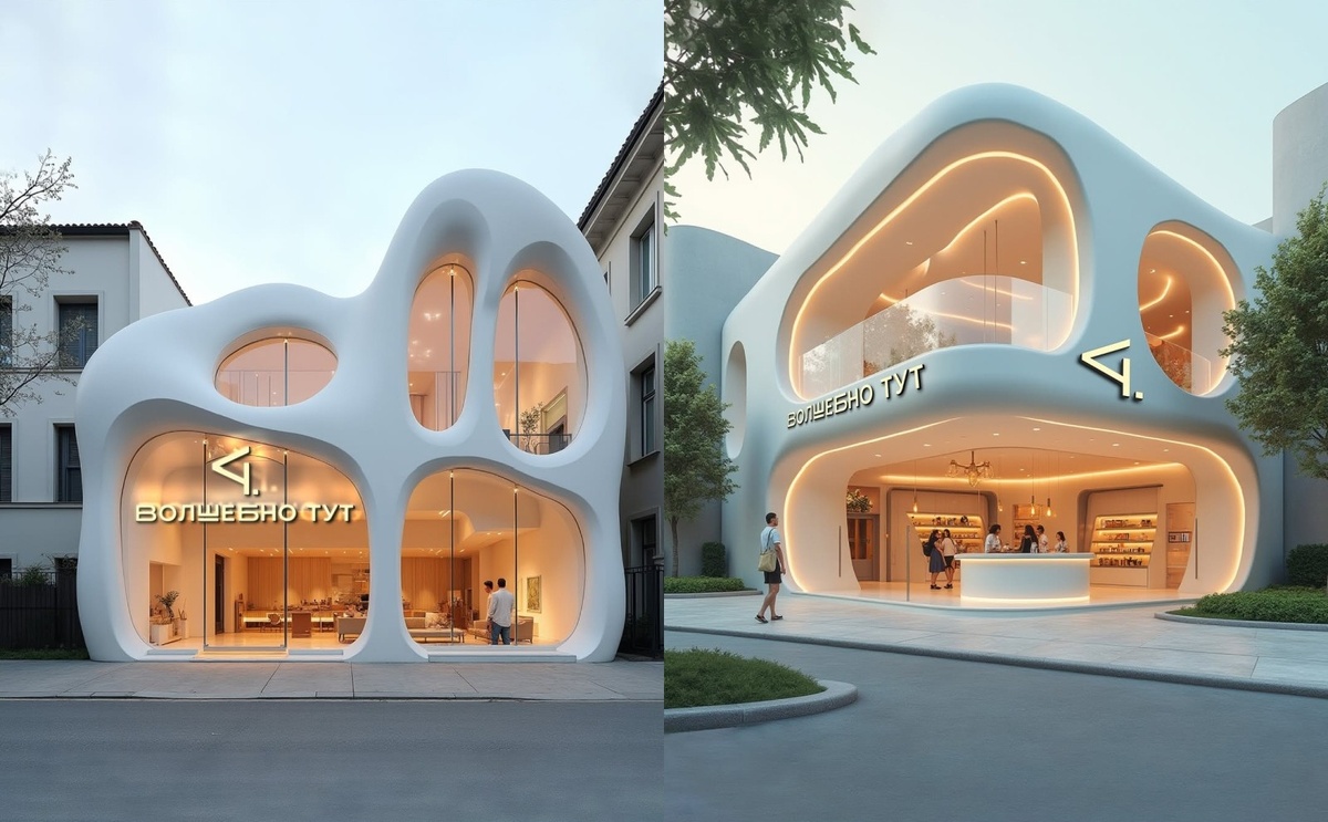 Волшебно ТУТ глазами ИИ.