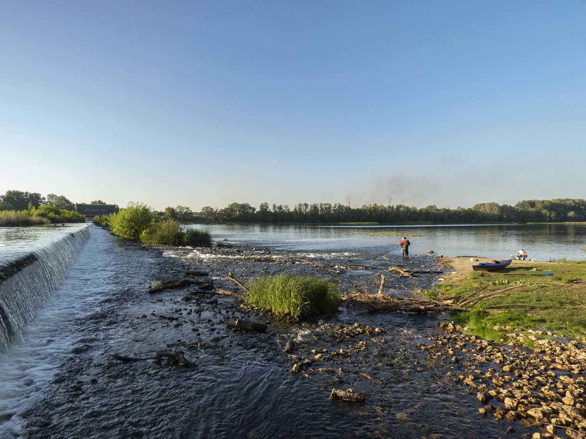 старт от дамбы в Липецке