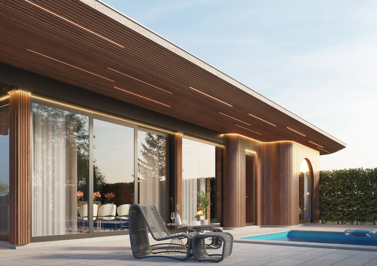 Экстерьер павильона в Подмосковье