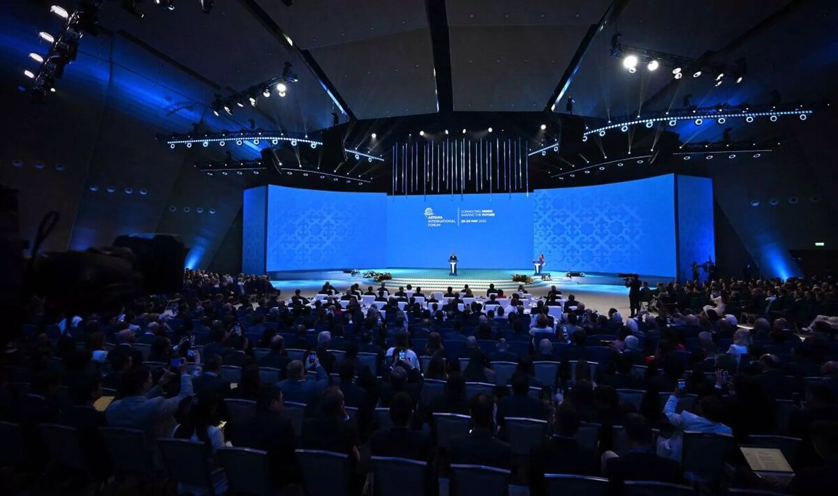 Президент Казахстана Касым-Жомарт Токаев на Международном форуме Астана © Photo : Акорда