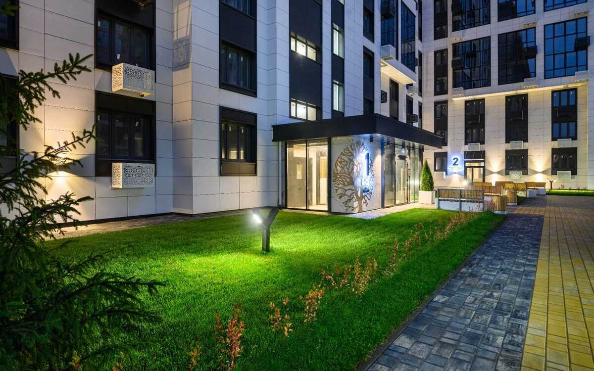    Сочное предложение: особые условия на квартиры в «Яблоневых садах» от компании «ВЫБОР» Пример благоустройства территории в ЖК «Яблоневые сады»