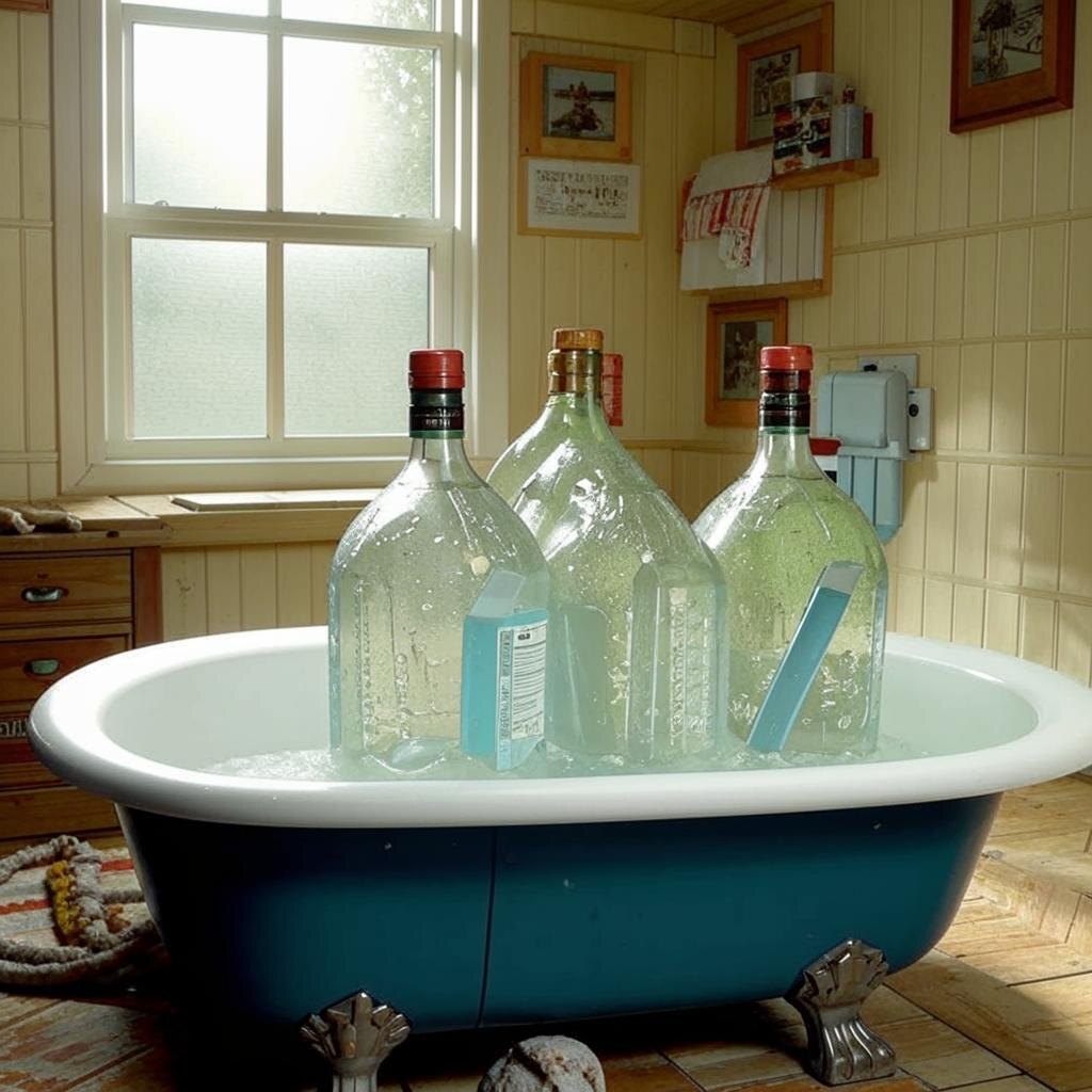 Вот так это видит нейросеть. На самом деле бутылки были не такие громадные)))