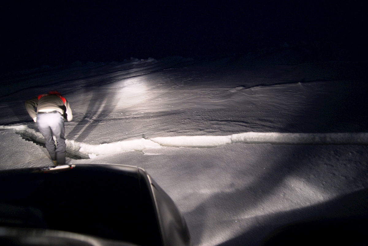 Свежа-ак. Надо искать объезд.