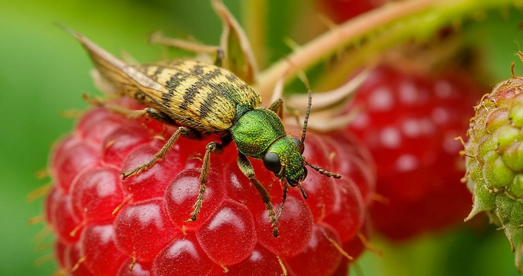 Малиновые вредители: 5 неприятностей для вашего урожая