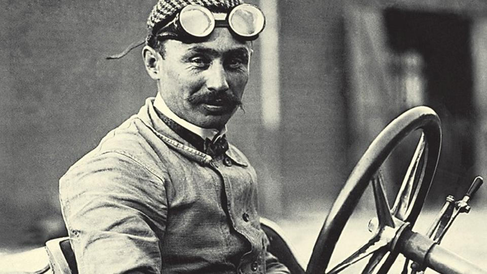 Луи Рено на гонках.