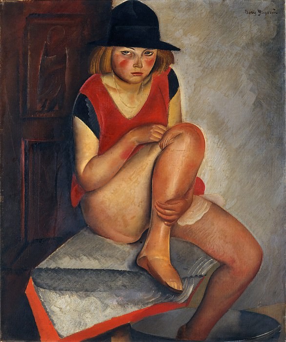 Борис Григорьев, "Модель"