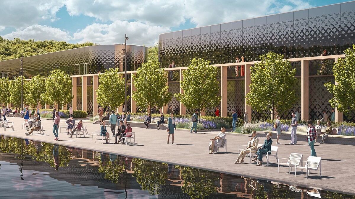    В "Лужниках" построят новый фонтан на большой площади