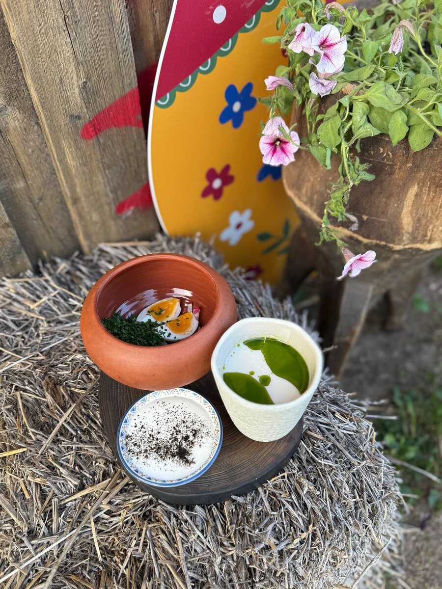 Окрошка в ресторане «Сеновал»