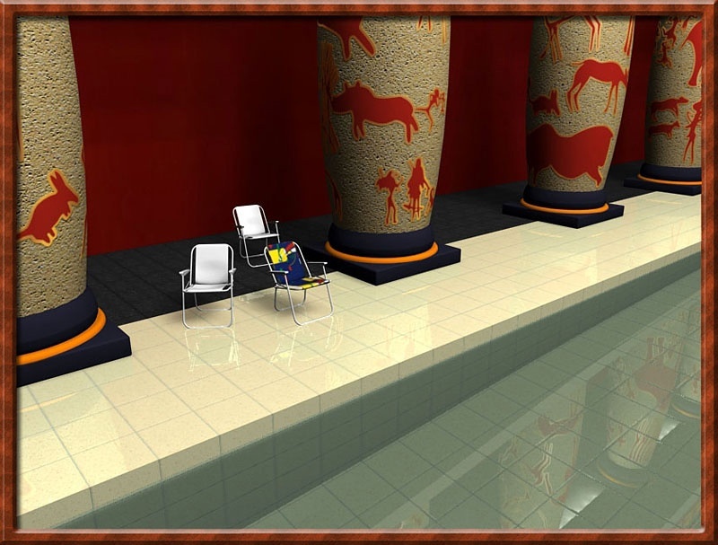 Проект бассейна Марсианской колонии.