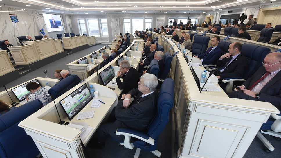 Заседание Законодательного Собрания Ленинградской области..📷Фото: Александр Коряков / Коммерсантъ