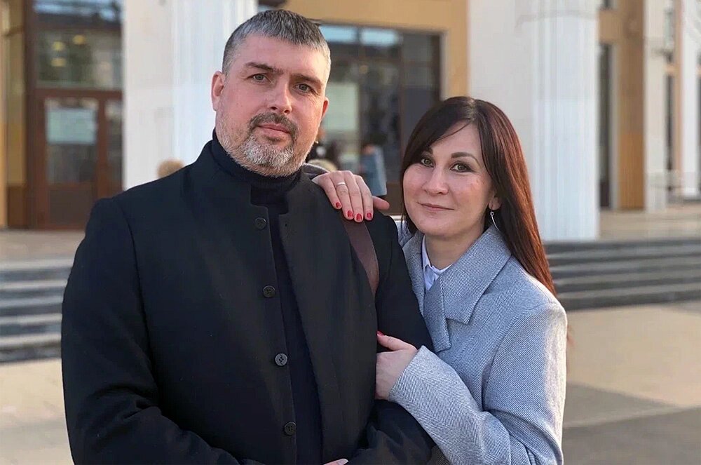    Ольга Тихонова и ее муж Александр. Фото: соцсети