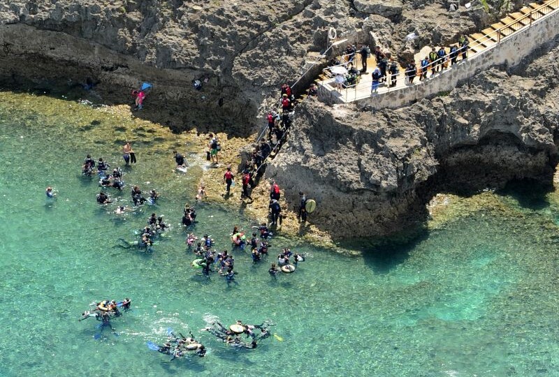 Места для дайвинга на острове Окинава. Япония