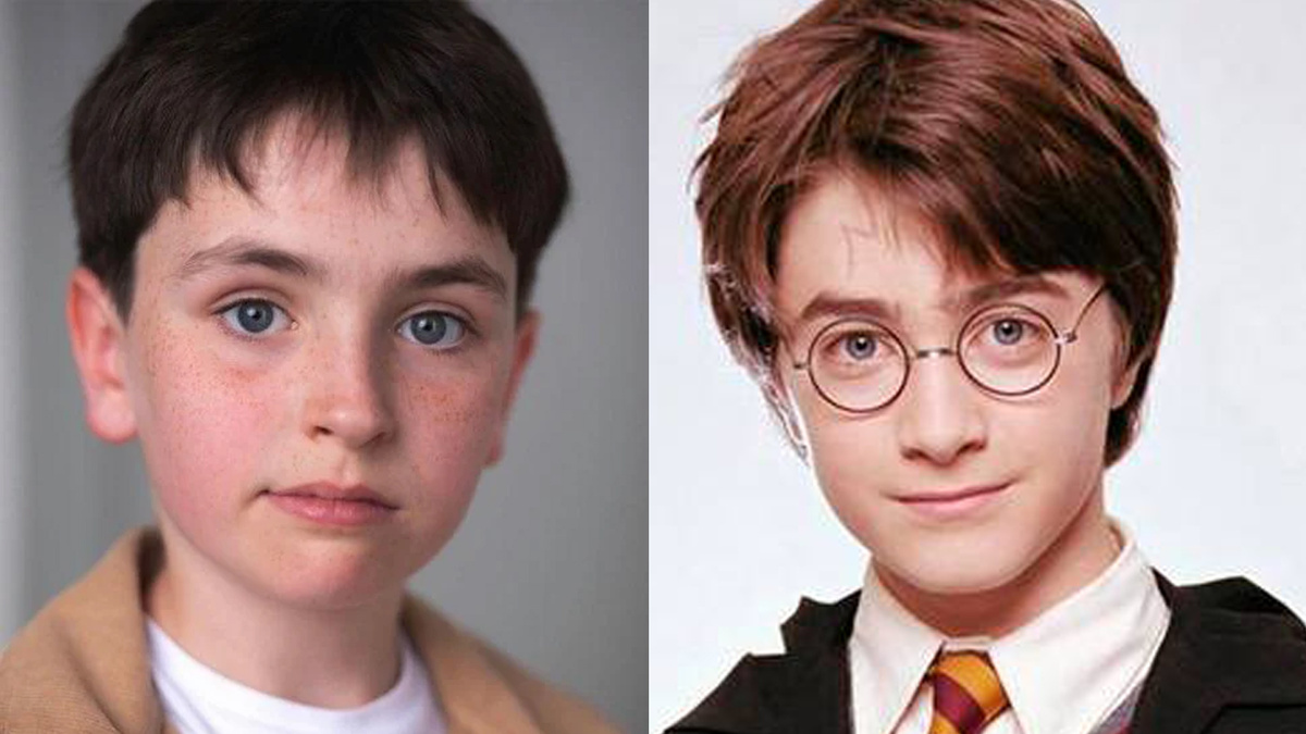 Доминик Маклафлин в роли Гарри Поттера