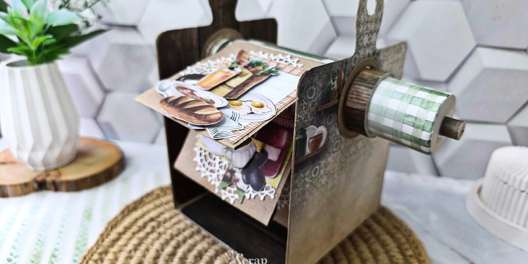 Диспенсер для специй "Мельница". Коллекция "Рецепты старого буфета"