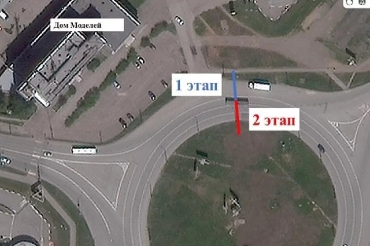    В Ижевске на кольце у Дома моделей ограничат движение