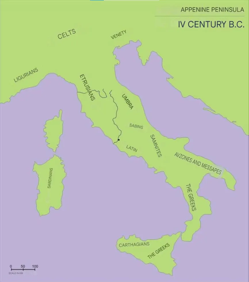 Древнее население Италии