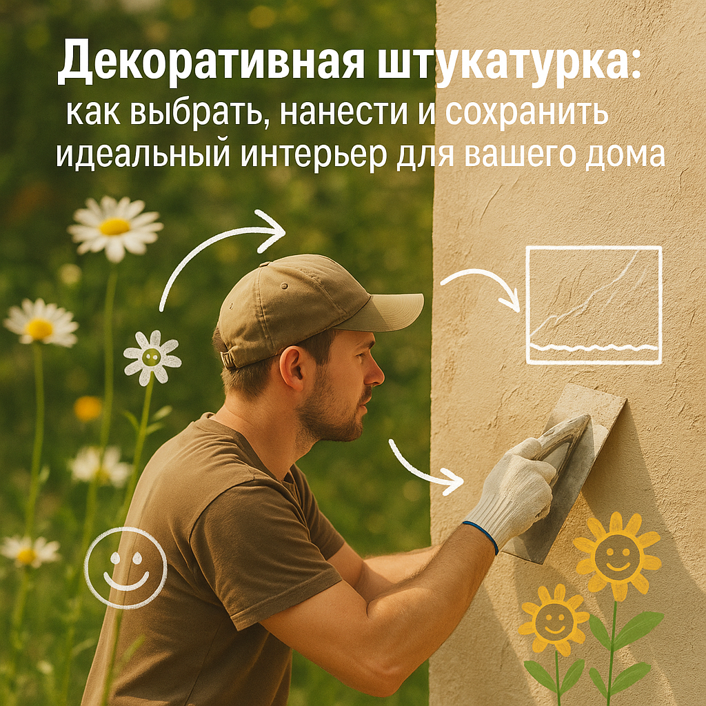    Декоративная штукатурка: как выбрать, нанести и сохранить идеальный интерьер для вашего дома