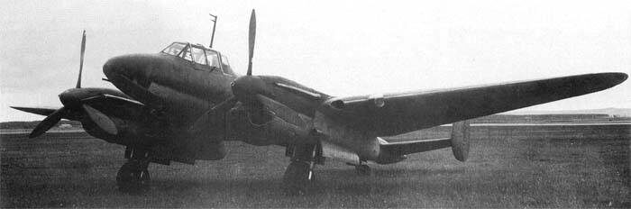 Пе-3бис истребитель сделанный в рекордные сроки на базе Пе-2