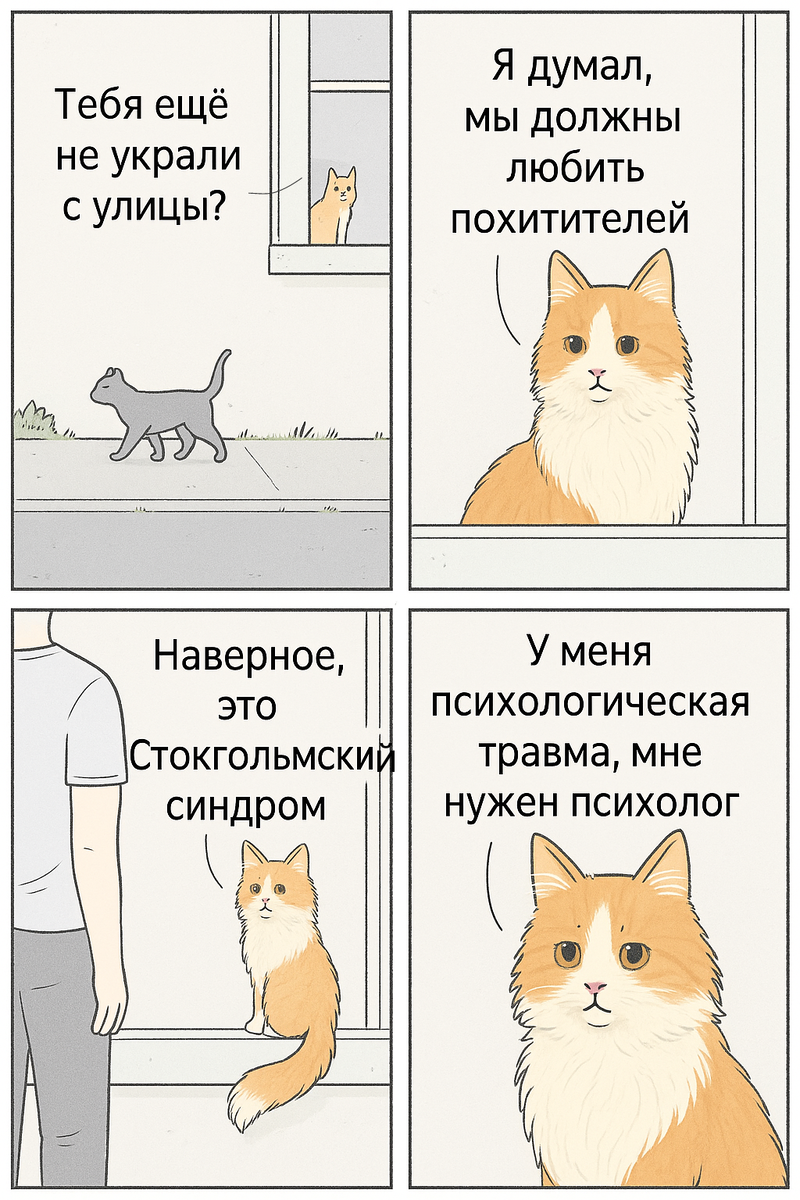 Джойс. Был найден на помойке. Сам себя он там не находил. 