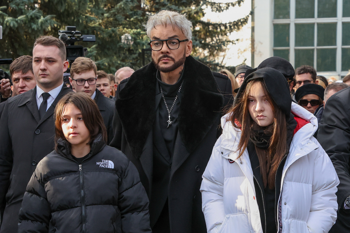 Филипп Киркоров с сыном Мартином и дочкой Аллой-Викторией. Фото: Belkin Alexey / Global Look Press