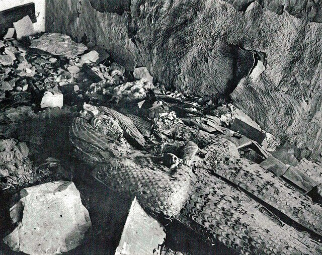 Погребение KV55. Фото: Эдвард Айртон