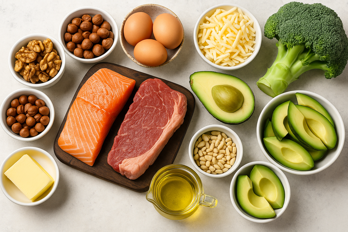 Мясо, рыба, масло, орехи