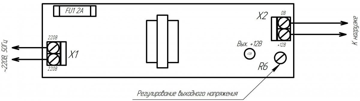 Монтаж и настройка вторичного источника электропитания ИВЭП-1215