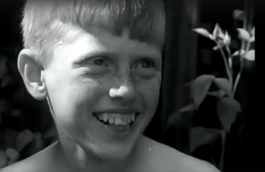 Кадр из фильма. Николай Воронов в роли злого мальчика