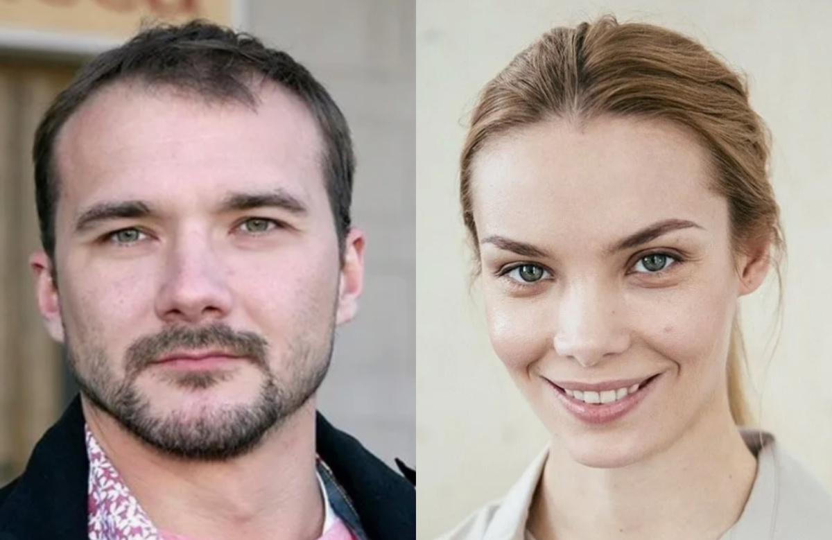 на фото Дмитрий Петрунь и Ольга Арнтгольц 