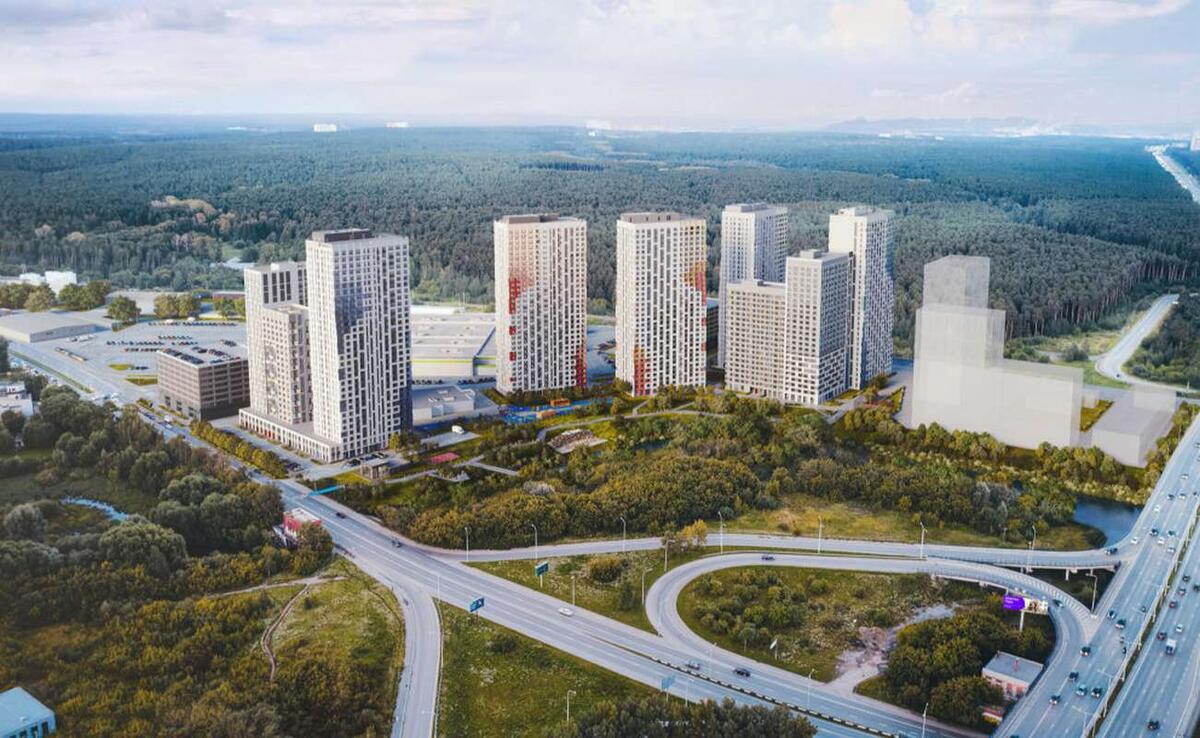 Проект и план застройки ЖК Парк Культуры в Екатеринбурге