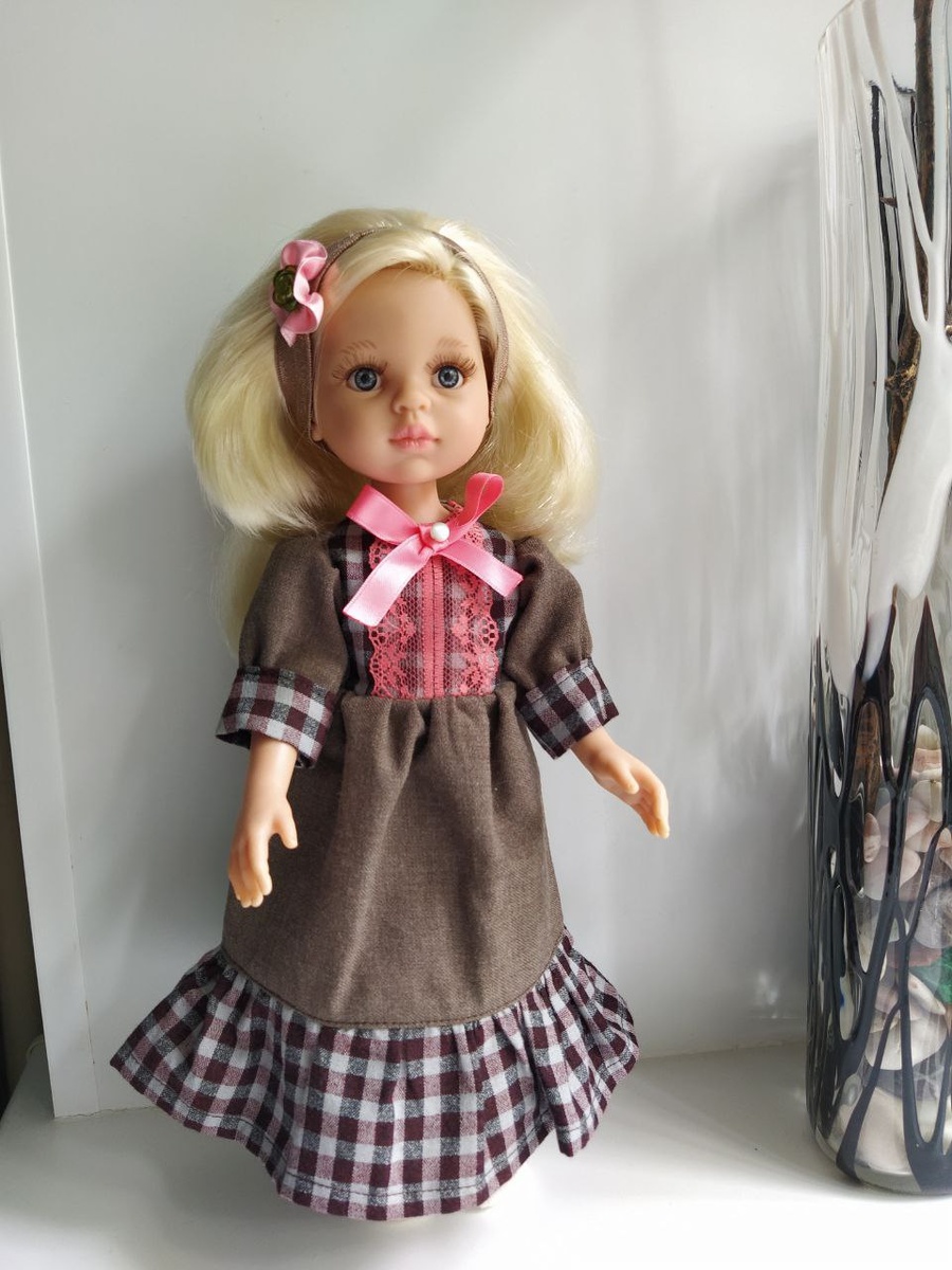 Вот это платье я сшила, ожидая доставку