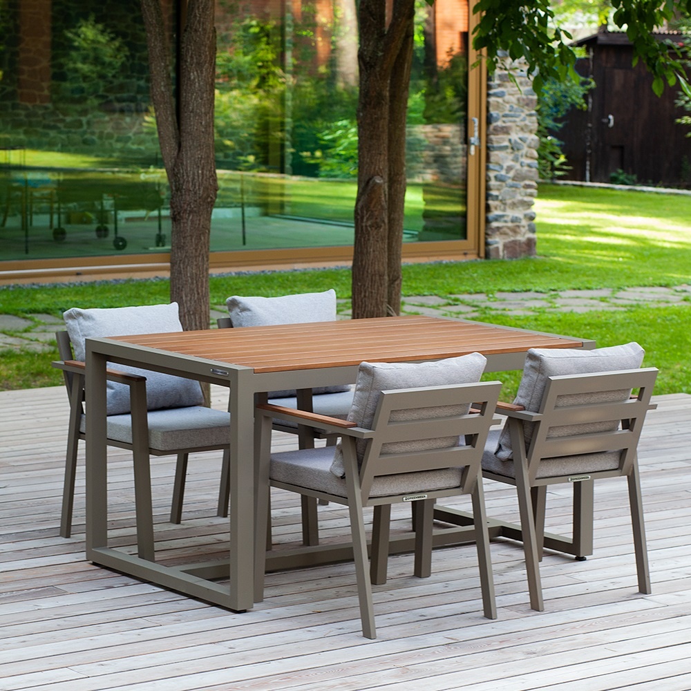 Обеденная группа SANTORINI: стол и 4 стула