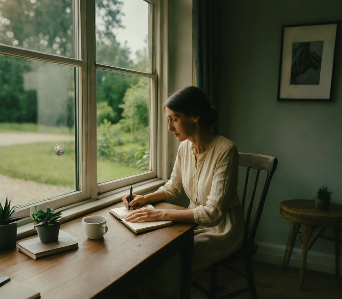 Вирджиния Вулф предпочитала писать у окна, с видом на сад
