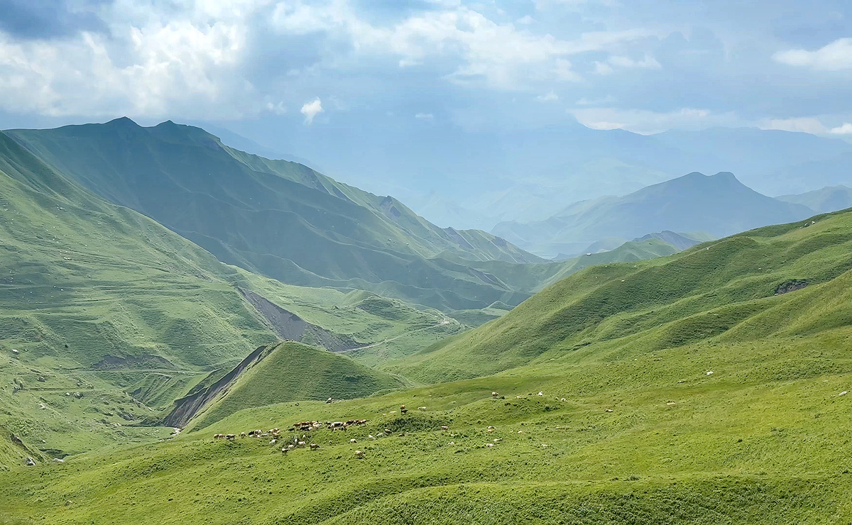 Подъём на перевал Хамаща