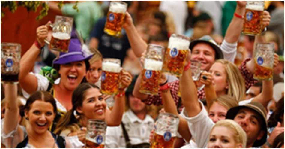 Октоберфест. Изображение имеется в свободном доступе.