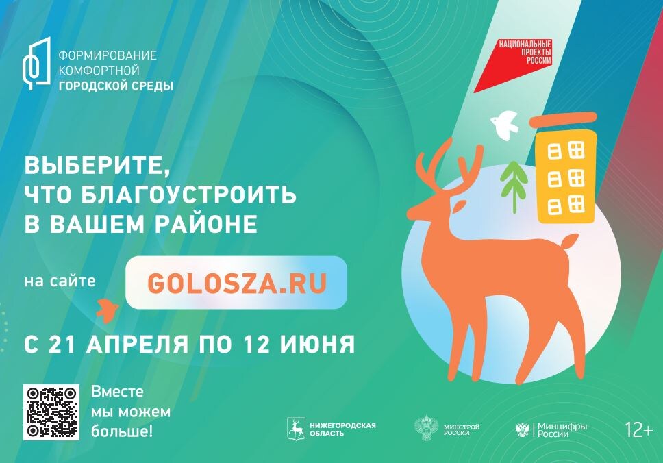    Более 242 тысяч нижегородцев проголосовали за объекты благоустройства по проекту «Формирование комфортной городской среды»