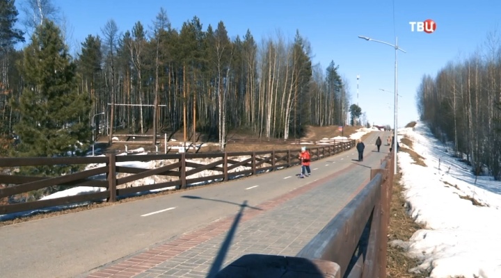    Федеральный канал «ТВ Центр» рассказал об аллее «Центр – Восток» в Нягани, созданной при поддержке горожан