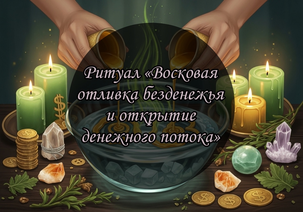 Восковая отливка безденежья и открытие денежного потока