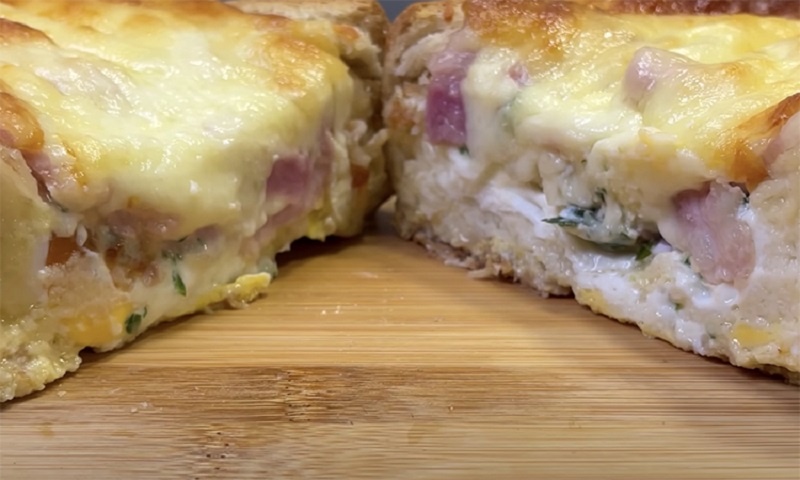 Ленивый вкусный пирог из батона: идеальный пирог для завтрака без лишних хлопот