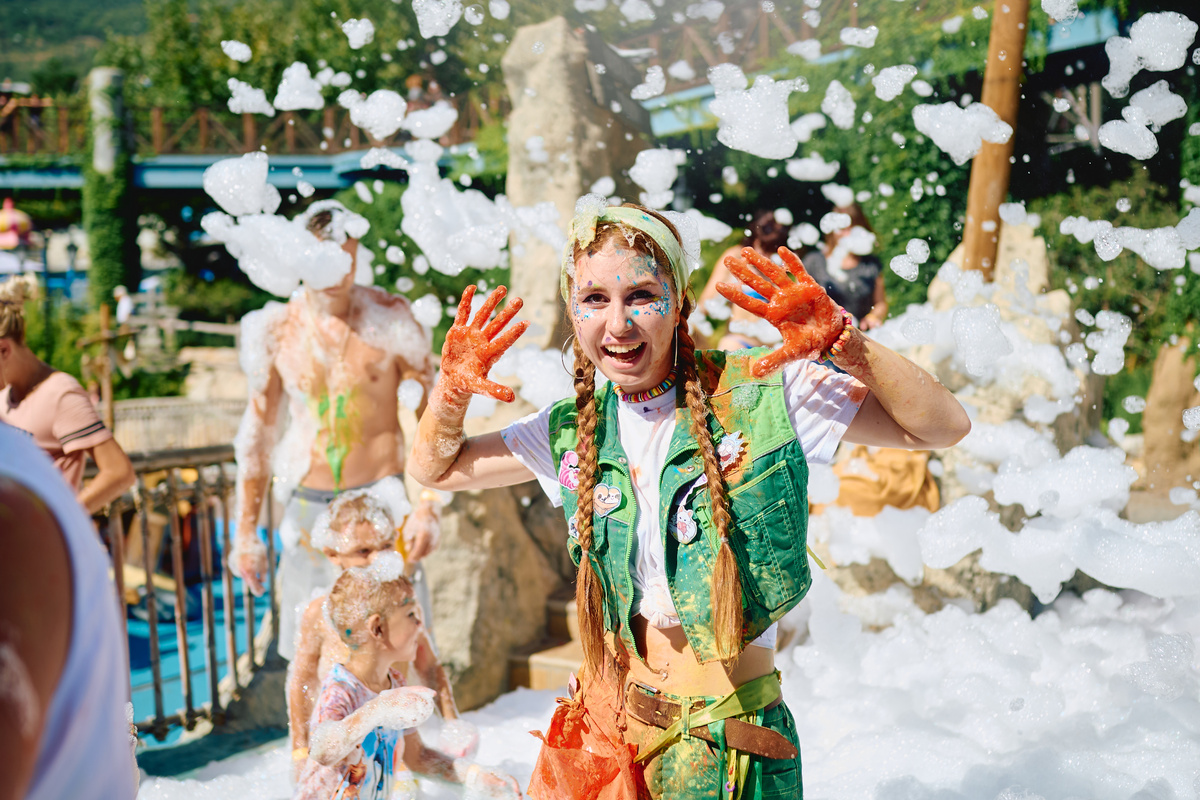 Пенная дискотека // Фото предоставлено парком развлечений «Дримвуд» 