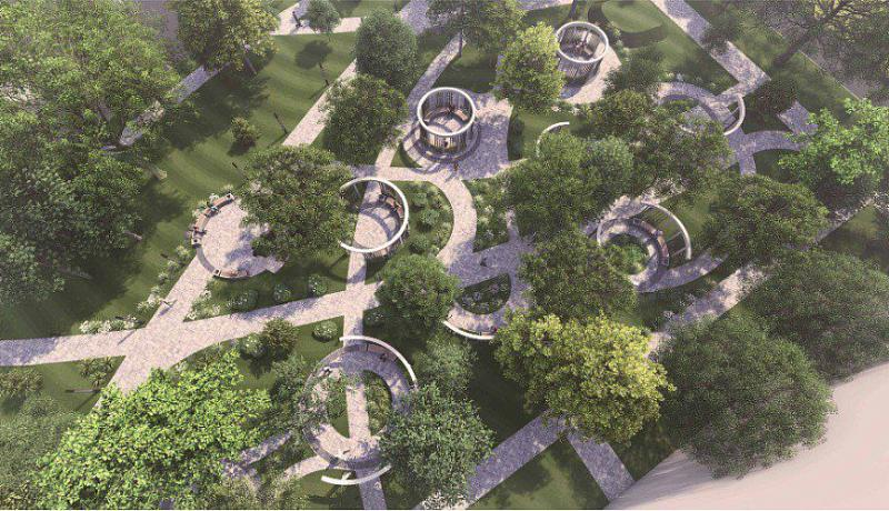 Фото: проект сквера «Медицинских работников»