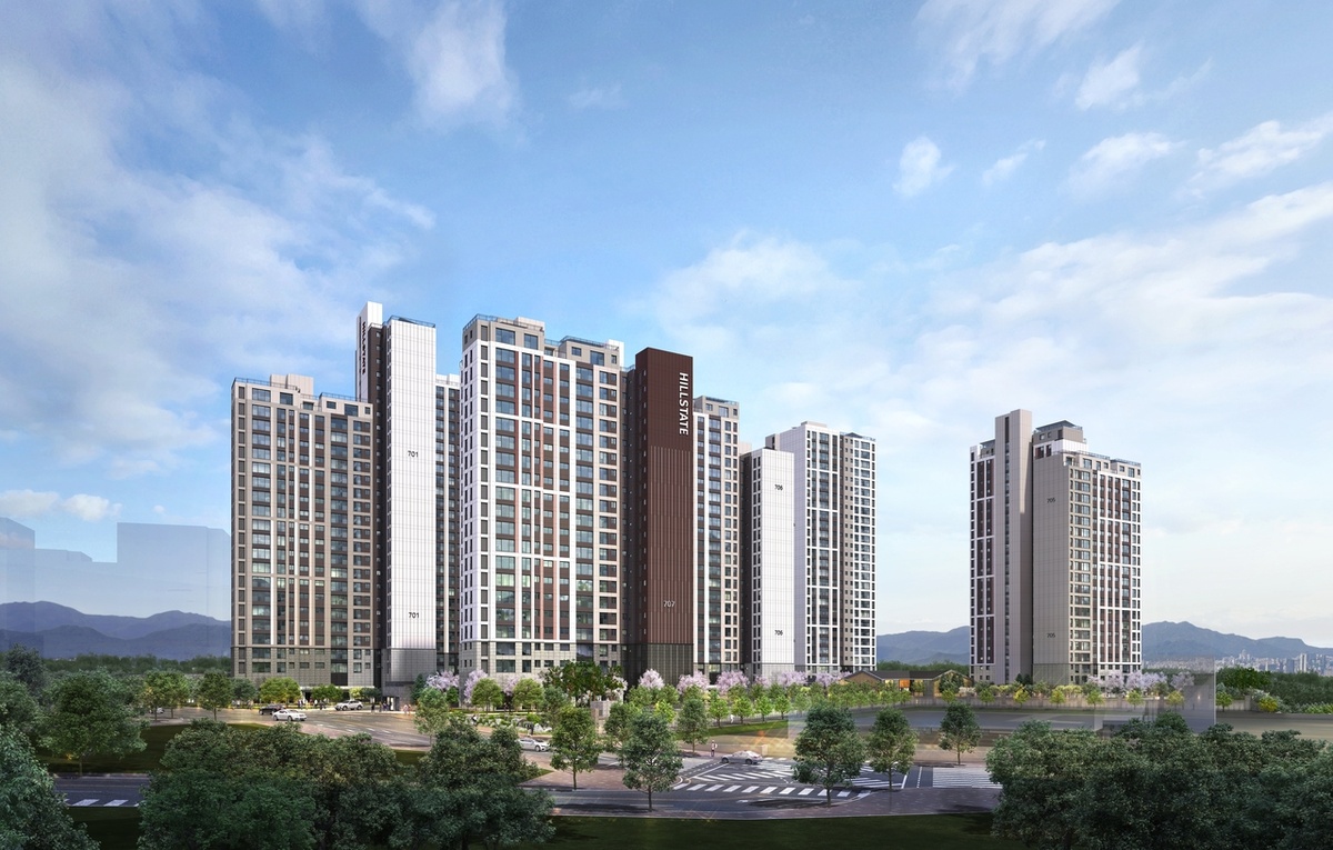 Hyundai E&C Hillstate Yongin Markvalley в Суги, провинция Кёнгидо (Hyundai E&C)