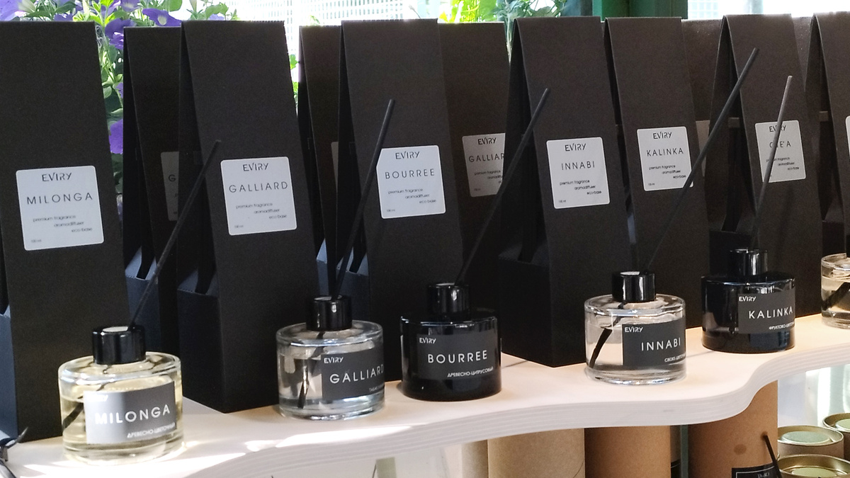 Бренд EVIRY - Диффузоры для дома. Болотная площадь - «Зеленый маркет». Лето в Москве