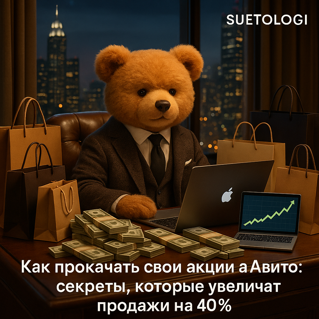    Как повысить акции на Авито Суетолог
