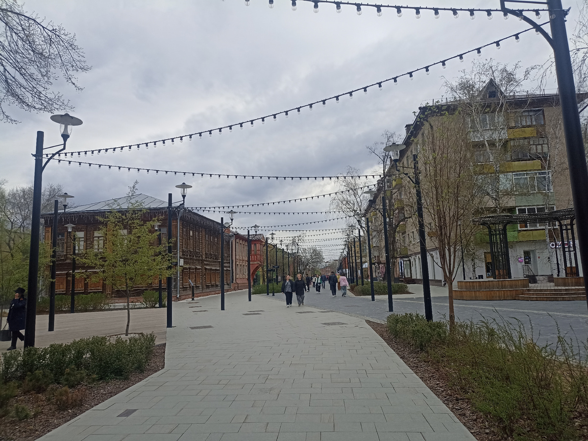 Улица Дзержинского в Тюмени