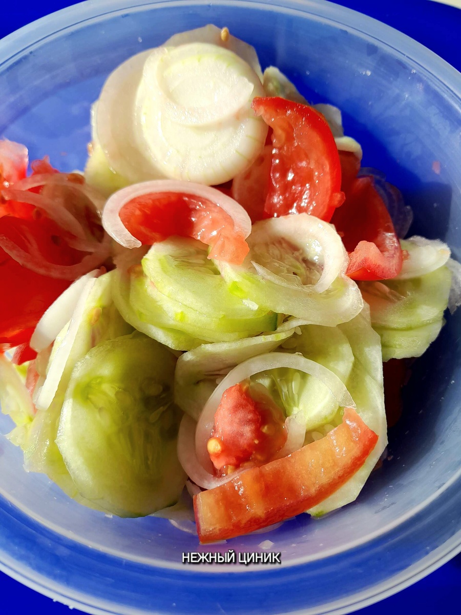 Мой ужин, а заодно обед и завтрак. Фото автора