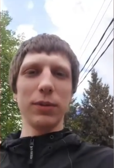 Скриншот с видеозаписи