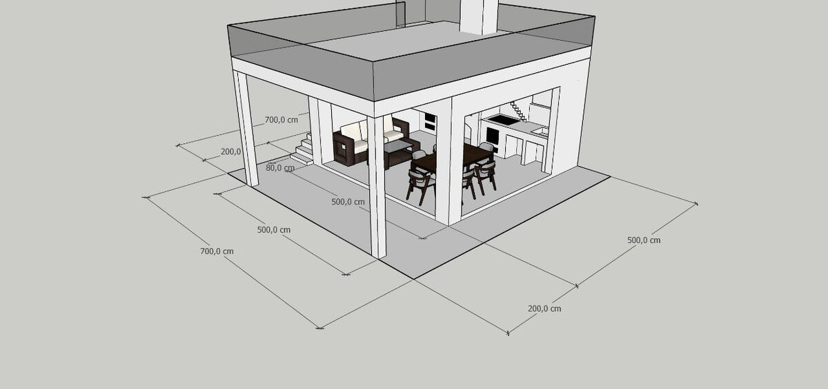 Схема беседки. Эта и другие иллюстрации — автора проекта, компании Mospech